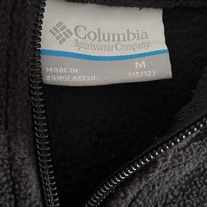 Columbia boy's fleece jacket, M(10-12), black